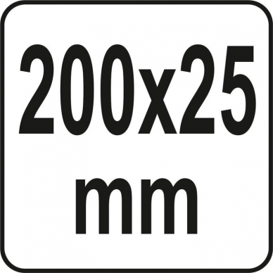 Šepetys tinkui subraižyti / išlyginti Yato, 200 x 25 mm 3 Šepetys tinkui subraižyti / išlyginti Yato, 200 x 25 mm 3