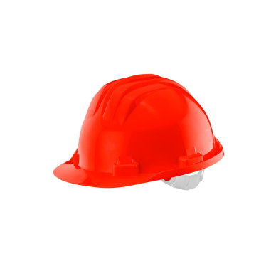 Sertifikuotas raudonas saugos šalmas Sertifikuotas raudonas saugos šalmas