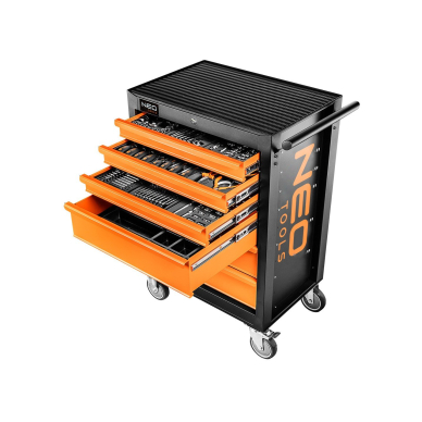 Servisinis  vežimėlis   NEO, 6 stalčiai  (tuščias) 5