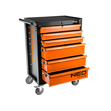 Servisinis  vežimėlis   NEO, 6 stalčiai  (tuščias)
