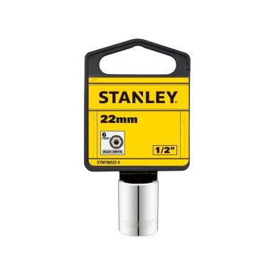 Šešiakampė galvutė STANLEY, 1/2", 22 mm 2