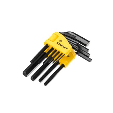 Šešiakampiai raktai 1.5-10 mm 10 vnt 5 Šešiakampiai raktai 1.5-10 mm 10 vnt 5