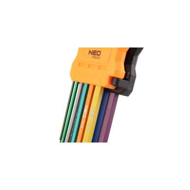 Šešiakampiai raktai, ilgi 1.5-10 mm9 vnt. 5 Šešiakampiai raktai, ilgi 1.5-10 mm9 vnt. 5