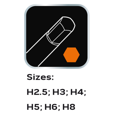 Šešiakampiai veržliarakčiai 6 vnt 5