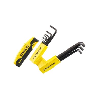 Šešiakampių raktų kompl. 9 vnt. 1.5-10mm., Stanley 5 Šešiakampių raktų kompl. 9 vnt. 1.5-10mm., Stanley 5