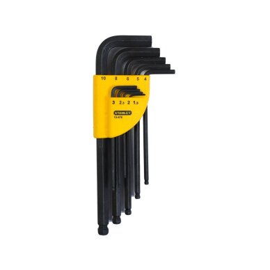 Šešiakampių rinkinys 1.5->10mm 9 vnt 2 Šešiakampių rinkinys 1.5->10mm 9 vnt 2