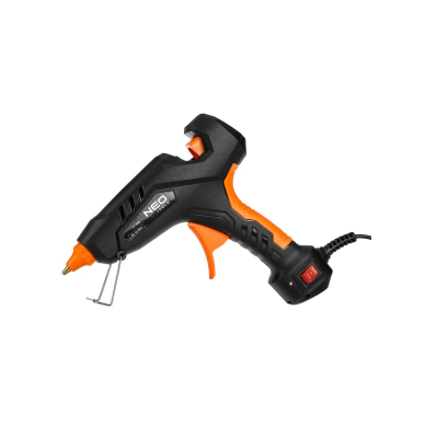 Set: glue application gun, 11 mm, 60/100 W, 12 glue cartridges, 3 finger guards, material case 6