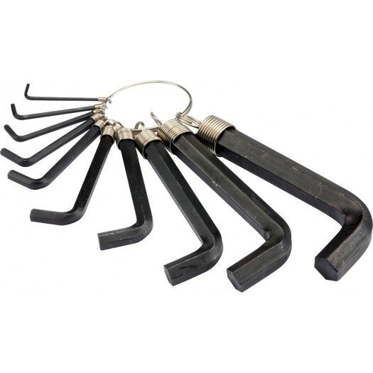 Šešiakampių raktų komplektas 2-14 mm, /hex/ 10vnt. (56400) Šešiakampių raktų komplektas 2-14 mm, /hex/ 10vnt. (56400)