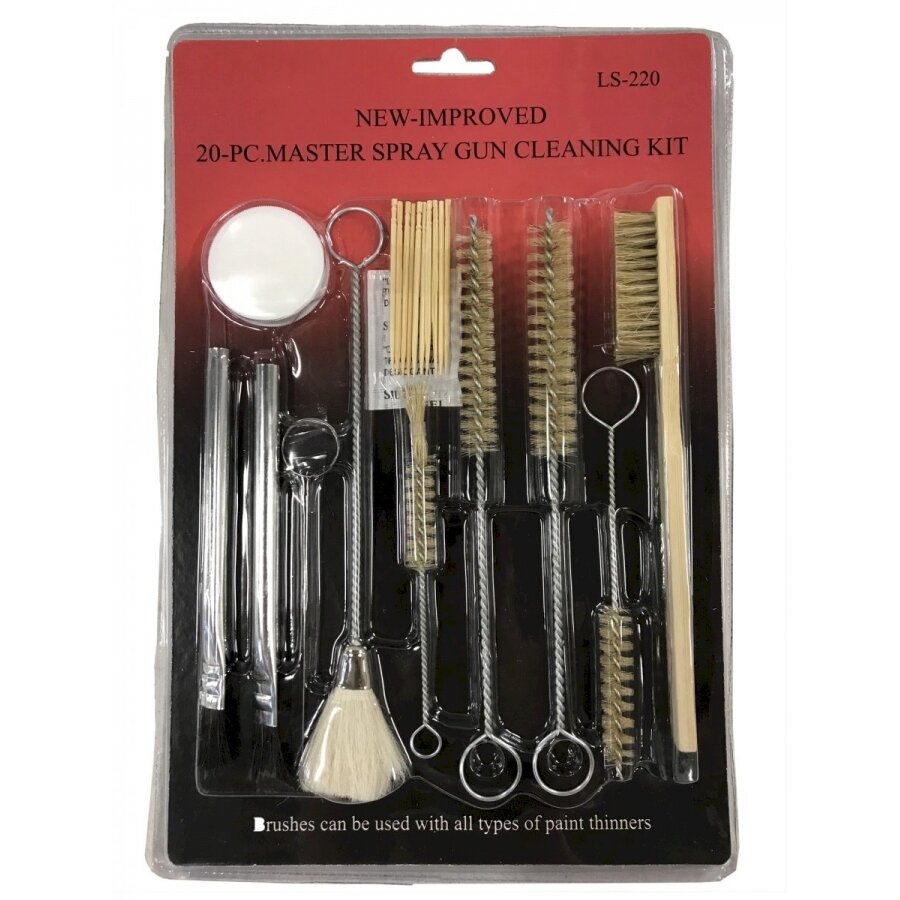 Šepetėlių rinkinys valymui | mini | 20 vnt. (SK220) Šepetėlių rinkinys valymui | mini | 20 vnt. (SK220)