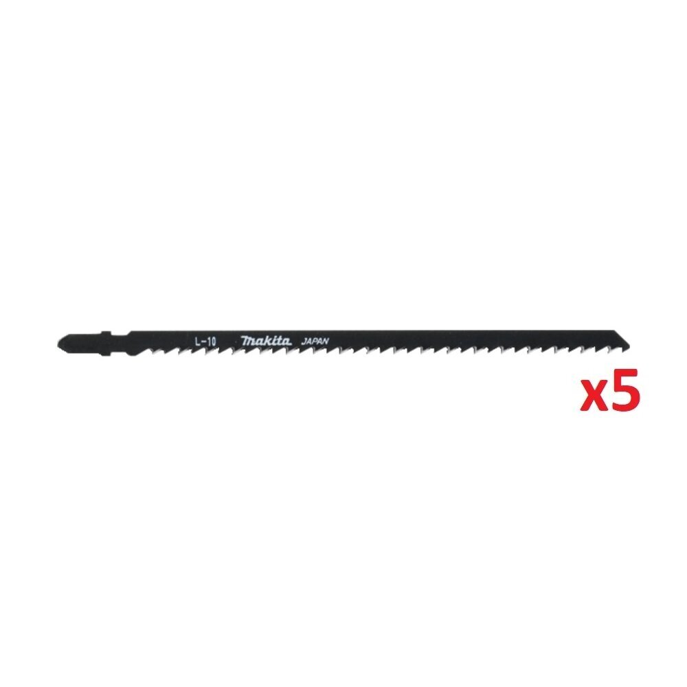 Siaurapjūklio pjūkleliai L-10 150MM 5Vnt. Medžiui, plastikui Makita A-86315 Siaurapjūklio pjūkleliai L-10 150MM 5Vnt. Medžiui, plastikui Makita A-86315