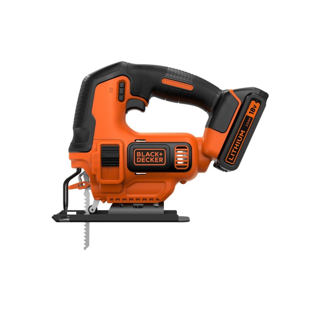 Akumuliatorinis siaurapjūklis Black&Decker BDCJS18-QW, 18V, 1x2Ah