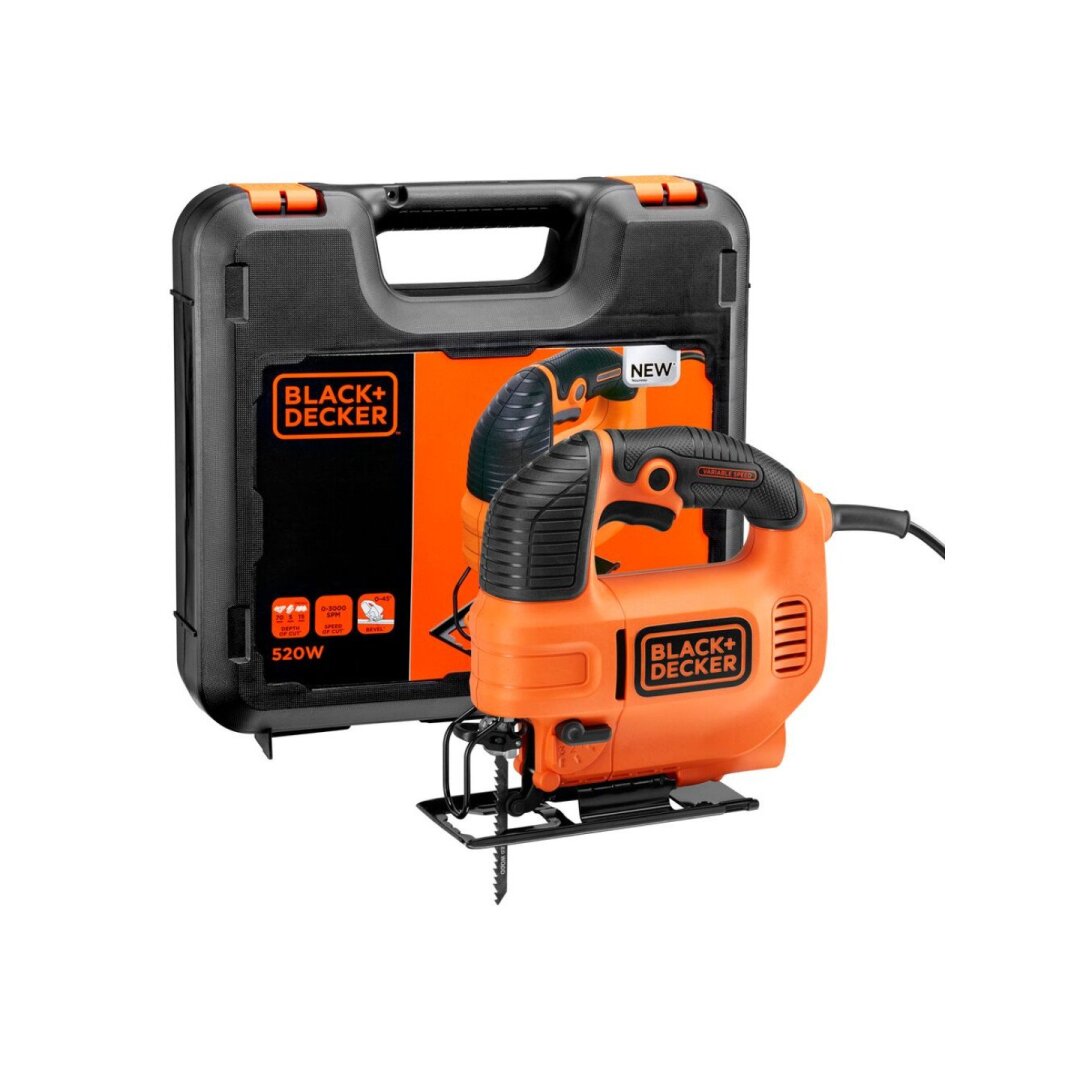 Elektrinis siaurapjūklis Black&Decker KFBES500K-QS, 500W