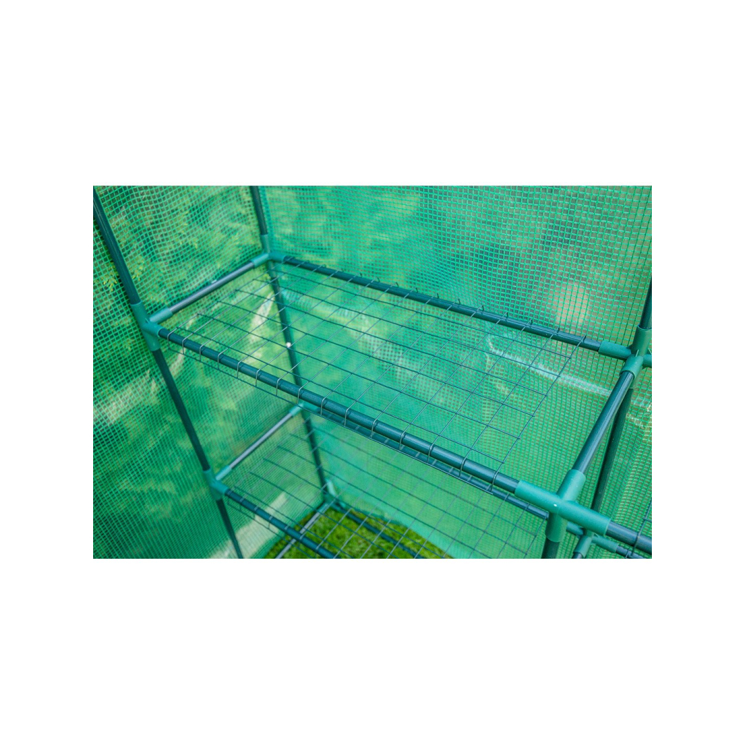 Šiltnamis 143 x 143 x 195 cm, PE plėvelė 135 g, metalinė konstrukcija 2 Šiltnamis 143 x 143 x 195 cm, PE plėvelė 135 g, metalinė konstrukcija 2