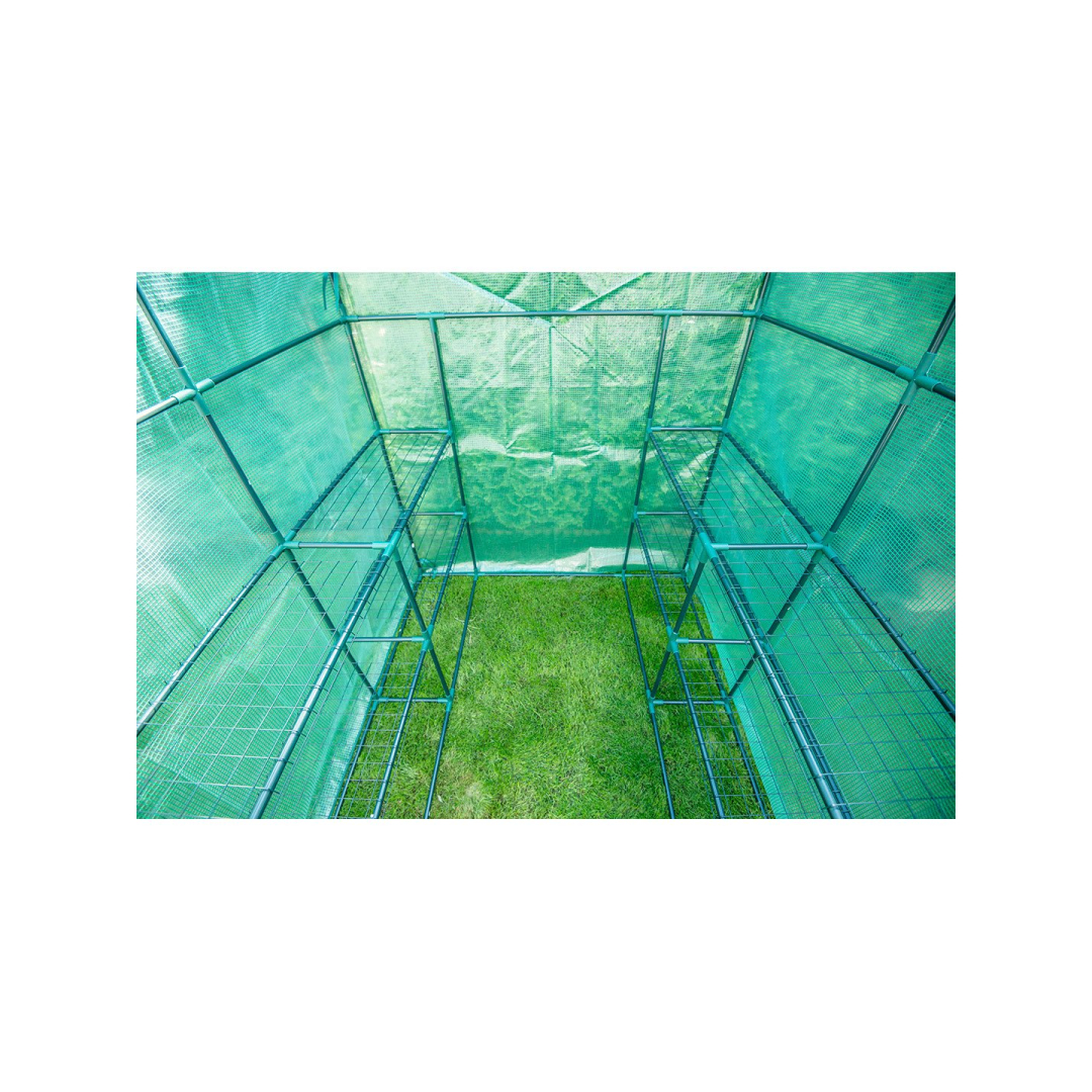 Šiltnamis 143 x 143 x 195 cm, PE plėvelė 135 g, metalinė konstrukcija 3 Šiltnamis 143 x 143 x 195 cm, PE plėvelė 135 g, metalinė konstrukcija 3