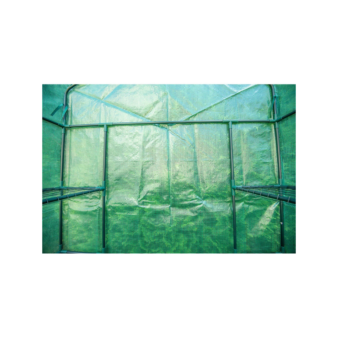 Šiltnamis 143 x 143 x 195 cm, PE plėvelė 135 g, metalinė konstrukcija 5 Šiltnamis 143 x 143 x 195 cm, PE plėvelė 135 g, metalinė konstrukcija 5