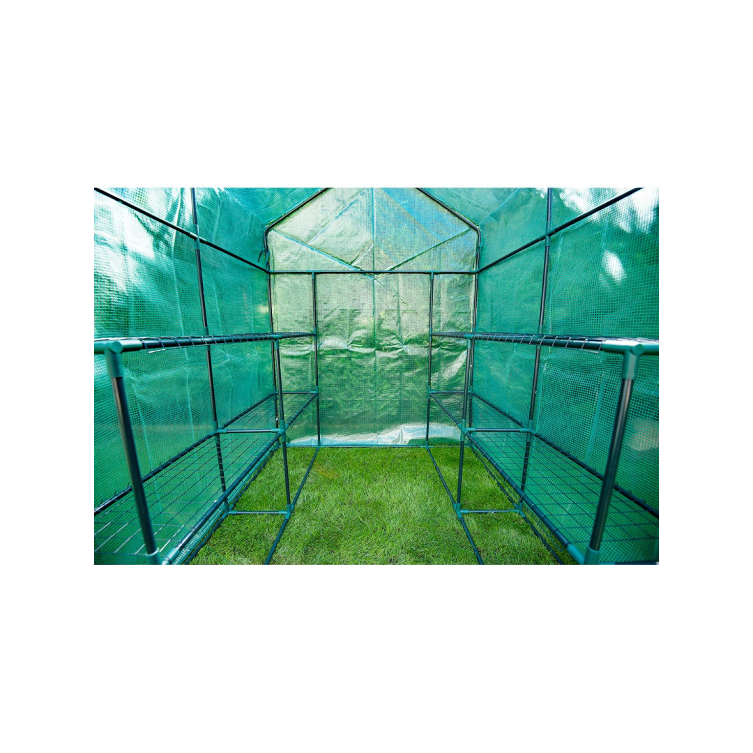 Šiltnamis 143 x 143 x 195 cm, PE plėvelė 135 g, metalinė konstrukcija 6