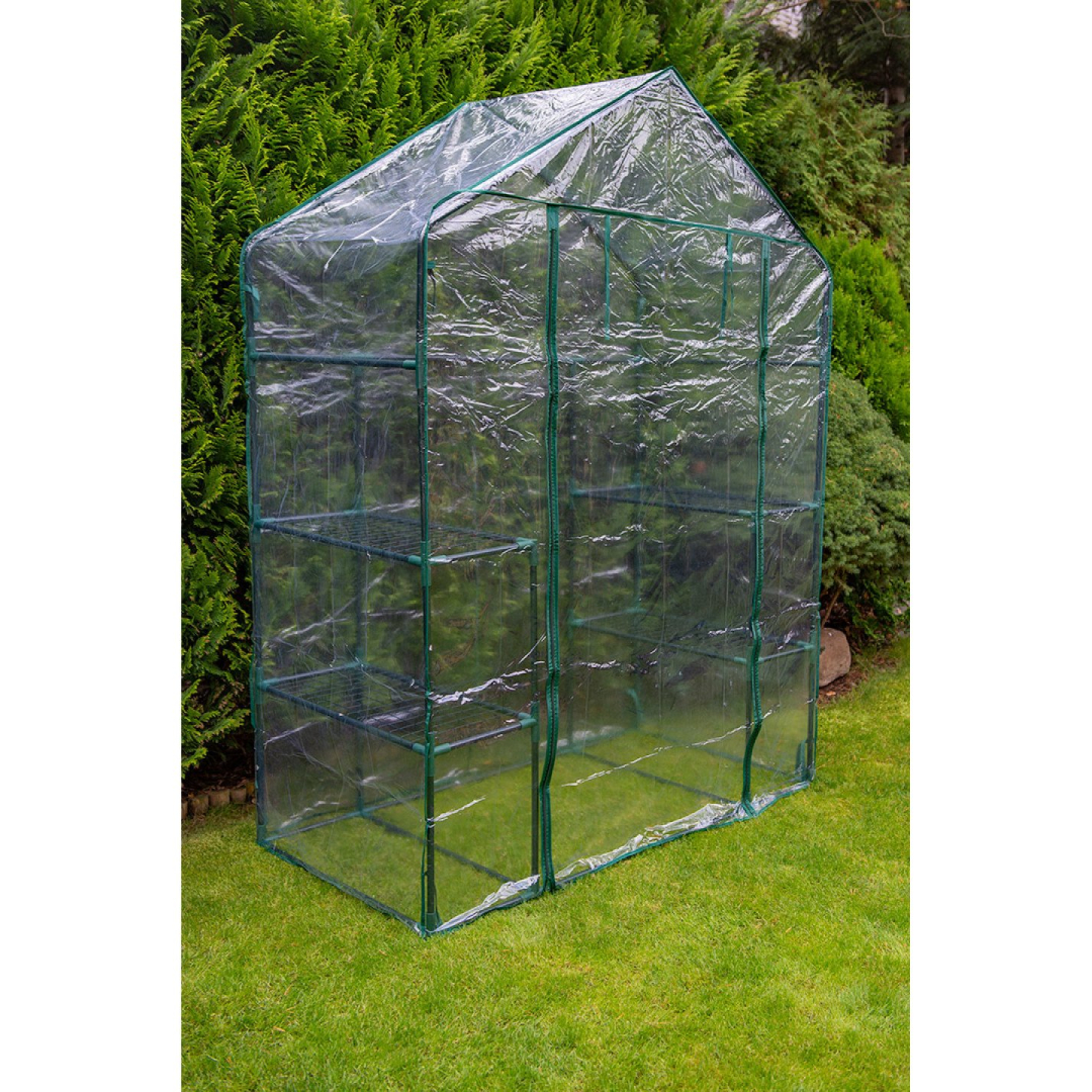 Šiltnamis 143 x 73 x 195 cm, PVC plėvelė, metalinė konstrukcija 1