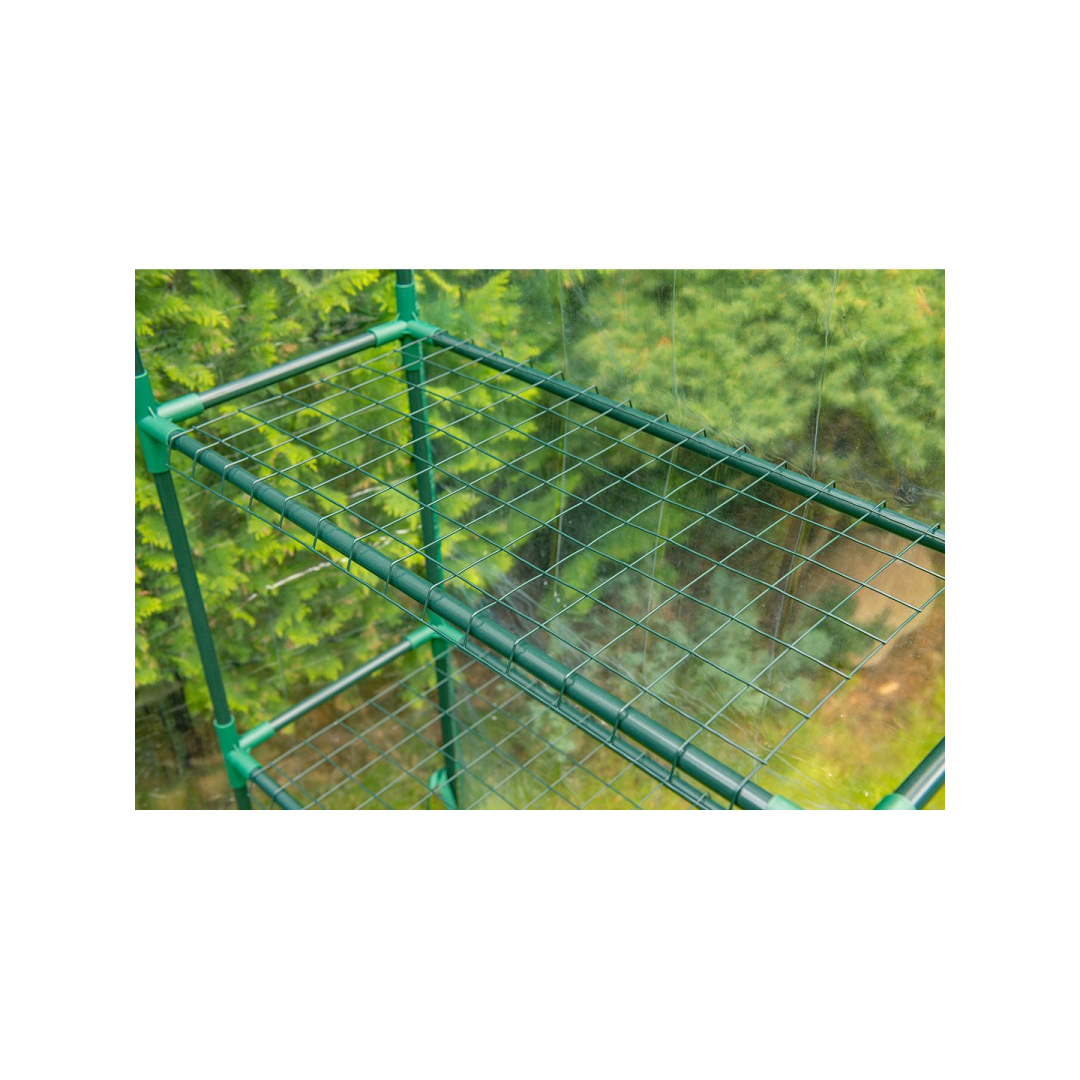 Šiltnamis 143 x 73 x 195 cm, PVC plėvelė, metalinė konstrukcija 4