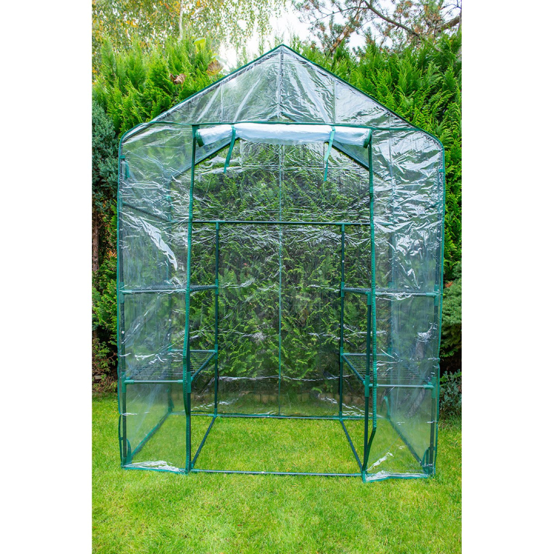 Šiltnamis 143 x 73 x 195 cm, PVC plėvelė, metalinė konstrukcija 5 Šiltnamis 143 x 73 x 195 cm, PVC plėvelė, metalinė konstrukcija 5