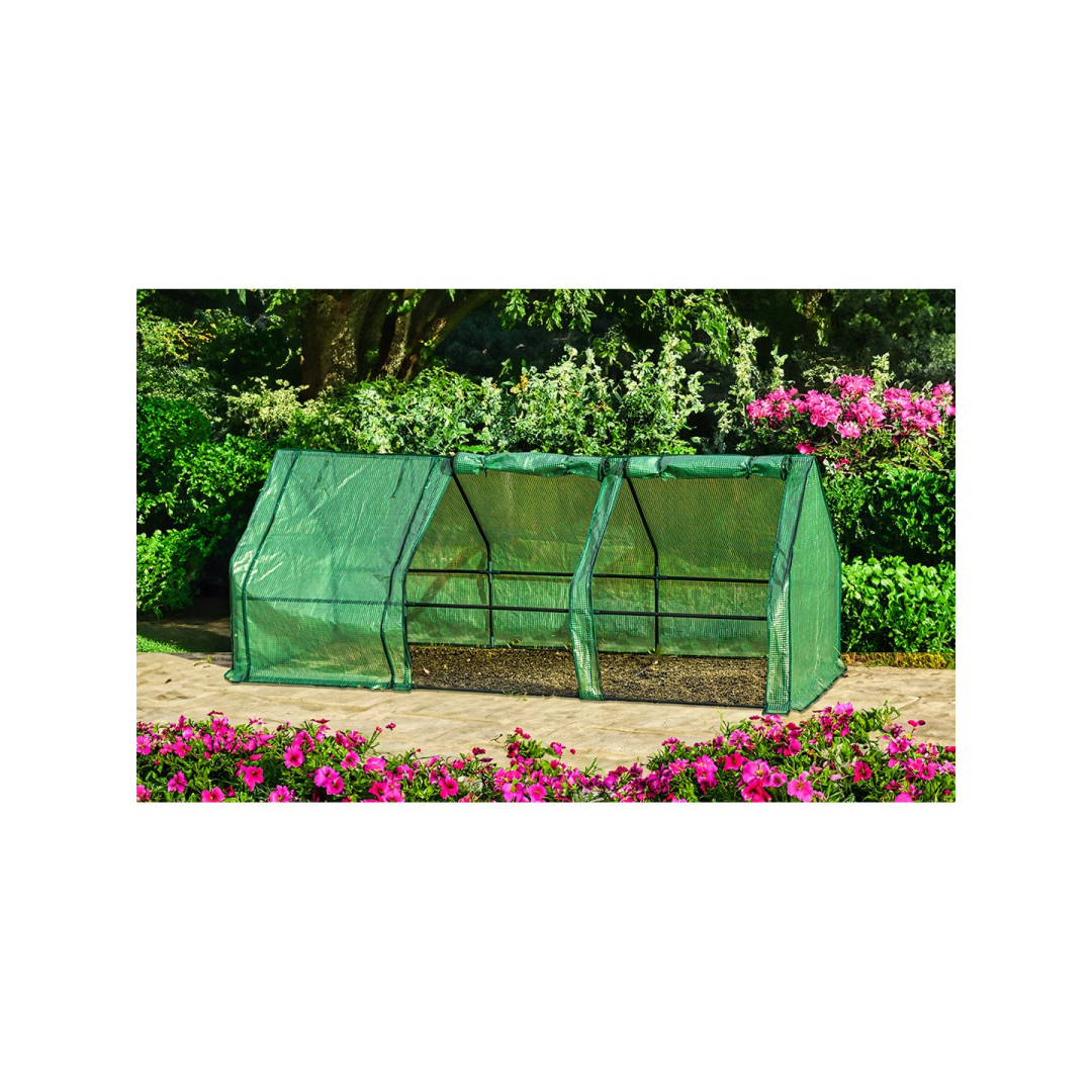 Šiltnamis 240 x 90 x 90 cm, PE plėvelė, metalinis karkasas 3 Šiltnamis 240 x 90 x 90 cm, PE plėvelė, metalinis karkasas 3