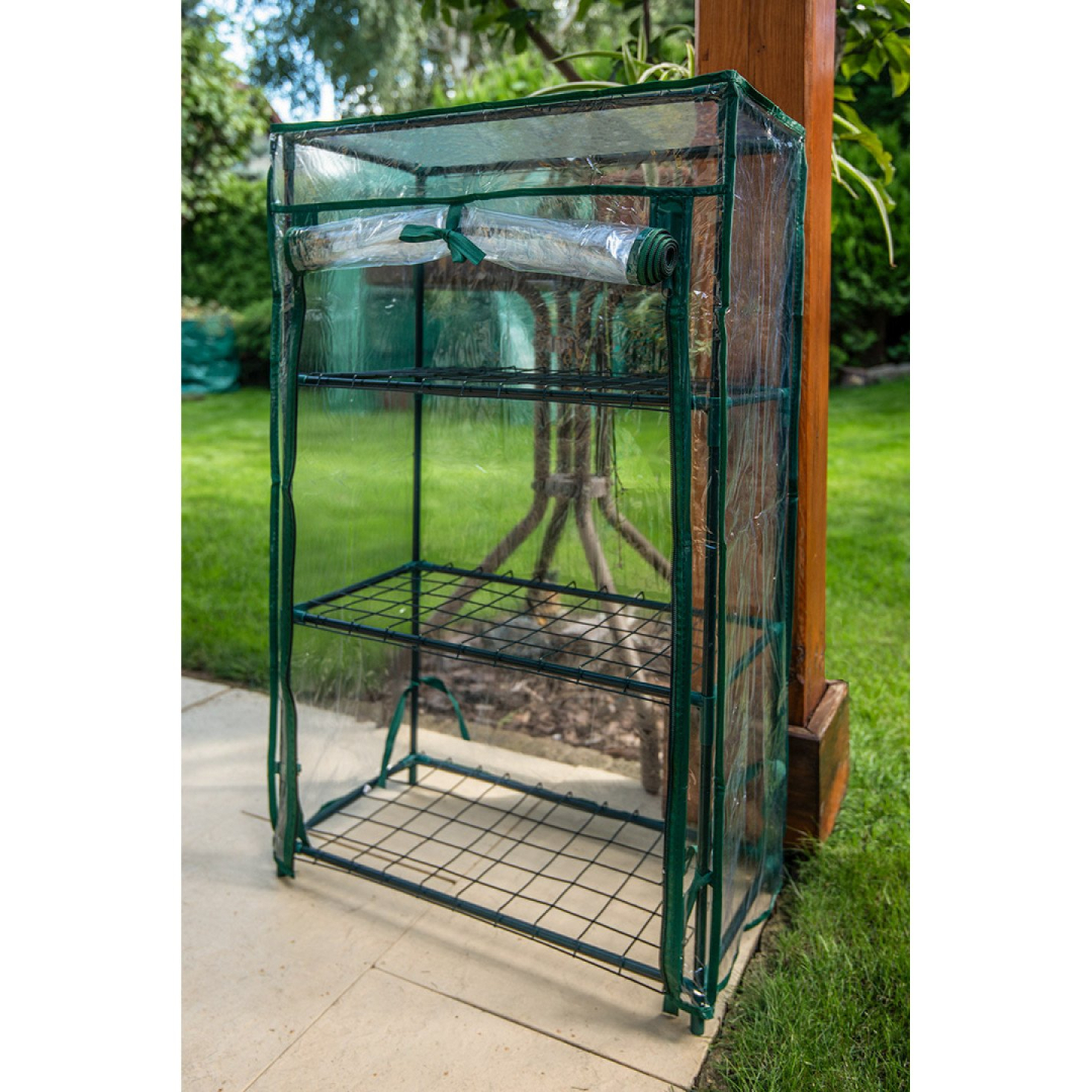 Šiltnamis 46 x 24 x 80 cm, PVC plėvelė, metalinė konstrukcija 1