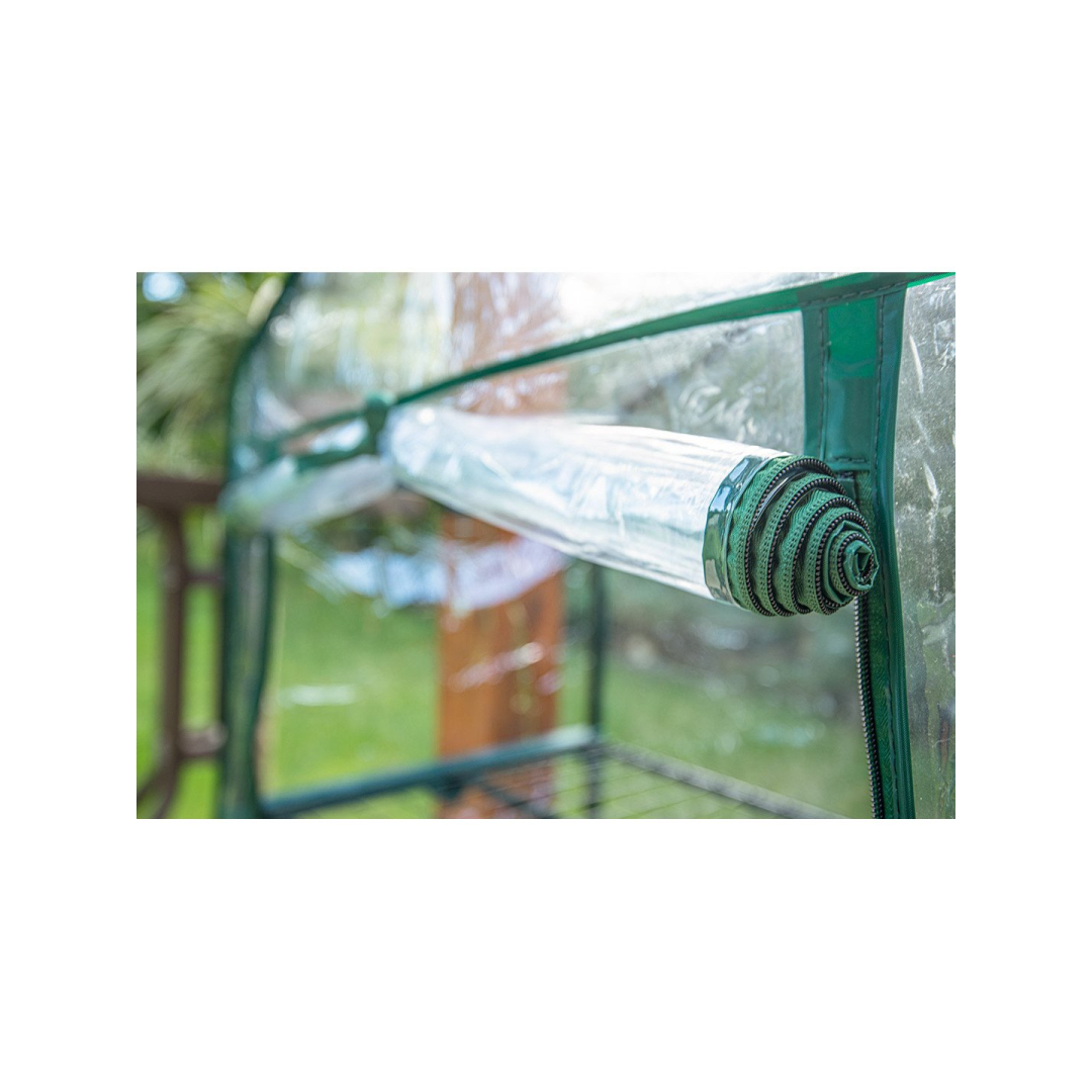 Šiltnamis 46 x 24 x 80 cm, PVC plėvelė, metalinė konstrukcija 4