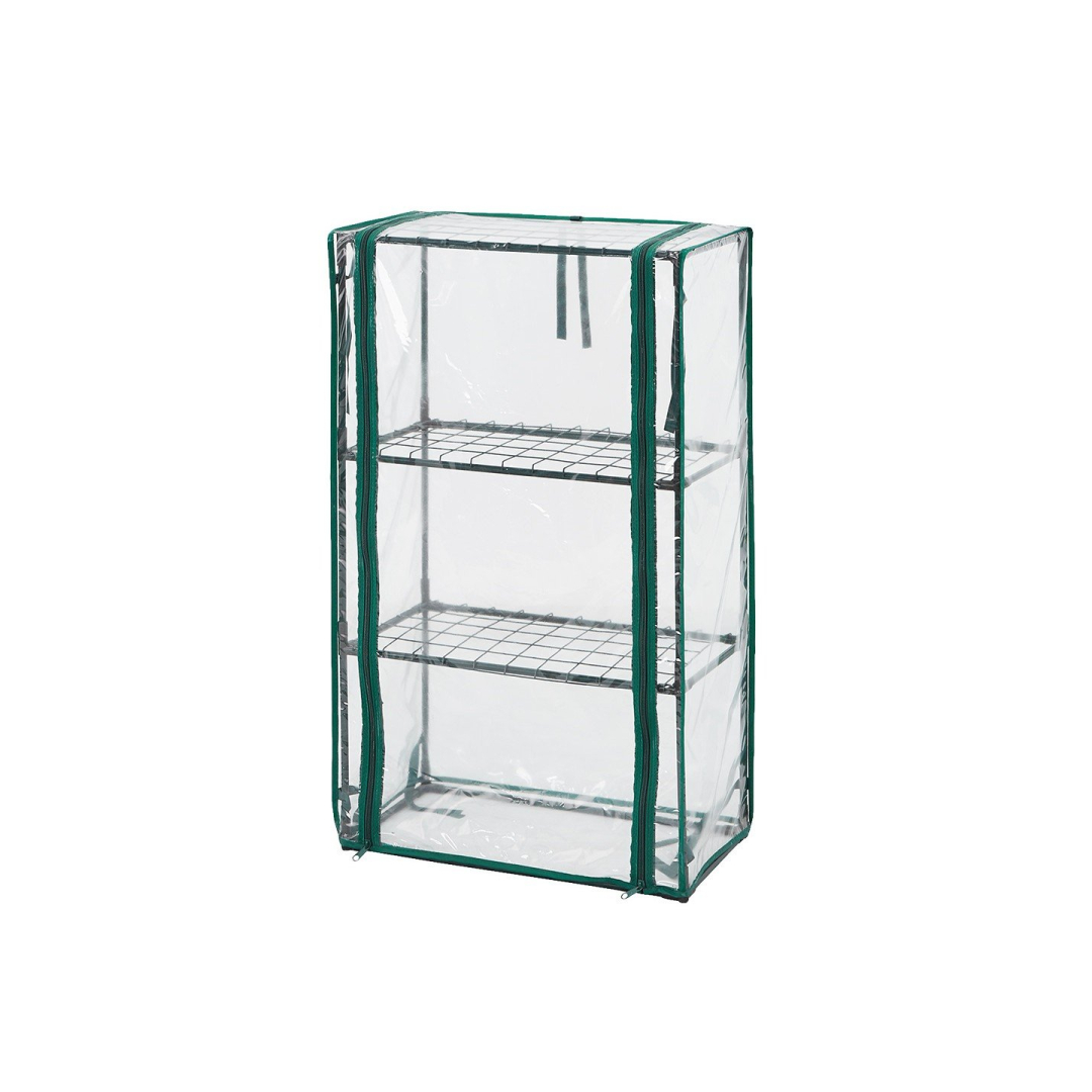 Šiltnamis 46 x 24 x 80 cm, PVC plėvelė, metalinė konstrukcija Šiltnamis 46 x 24 x 80 cm, PVC plėvelė, metalinė konstrukcija