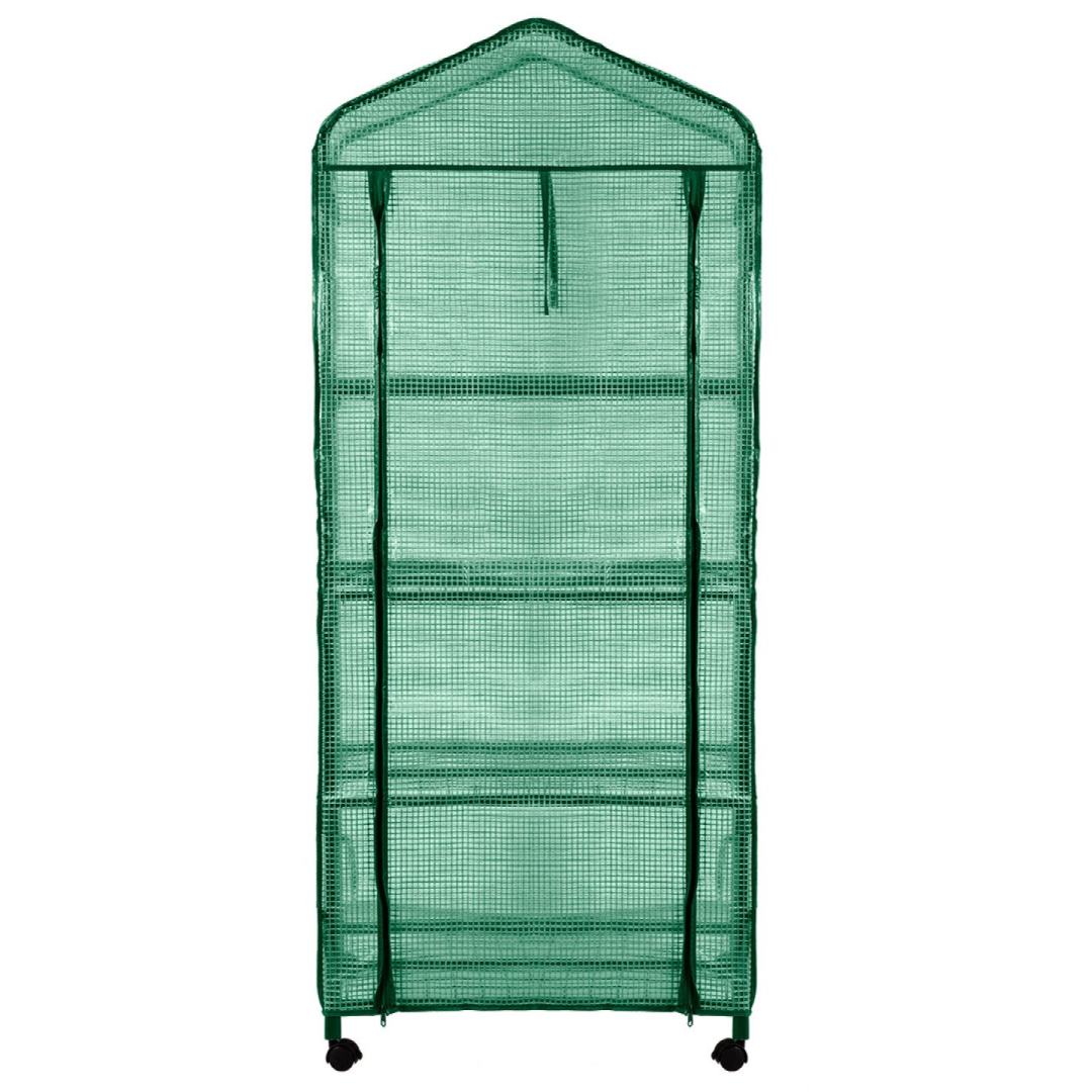 Šiltnamis 69 x 49 x 160 cm, PE plėvelė, metalinė konstrukcija, ratukai 6 Šiltnamis 69 x 49 x 160 cm, PE plėvelė, metalinė konstrukcija, ratukai 6