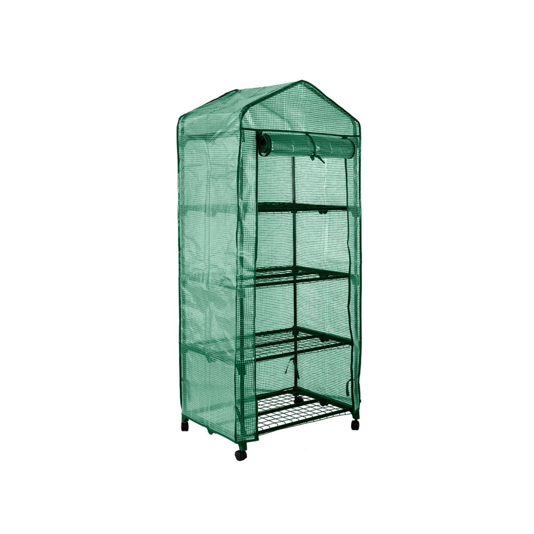 Šiltnamis 69 x 49 x 160 cm, PE plėvelė, metalinė konstrukcija, ratukai Šiltnamis 69 x 49 x 160 cm, PE plėvelė, metalinė konstrukcija, ratukai