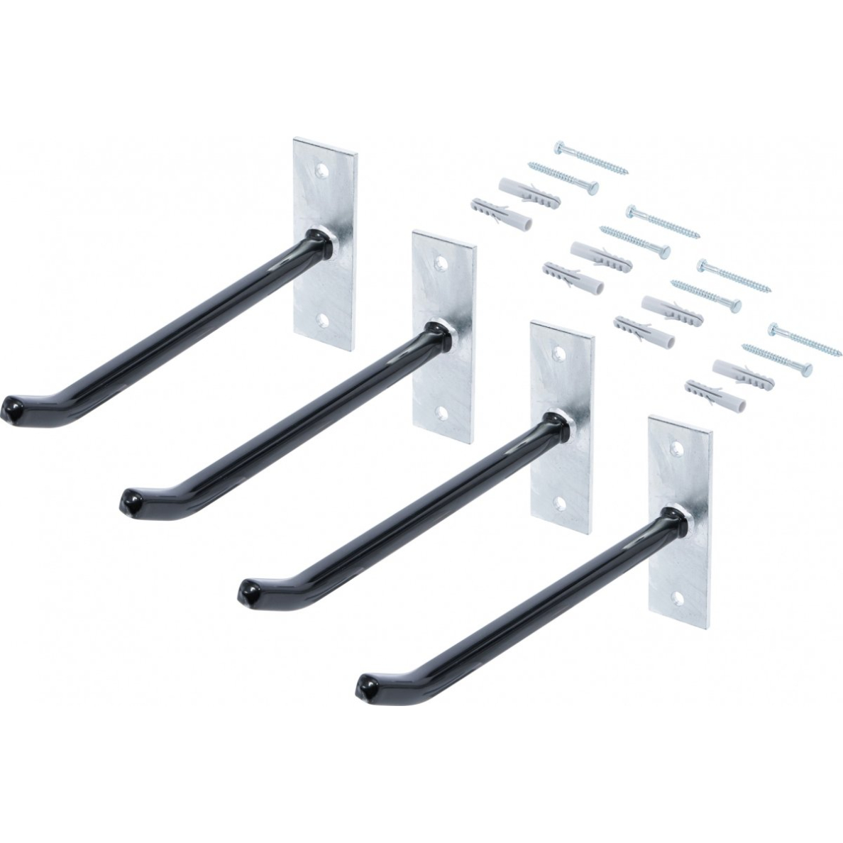 Sieninių kabliukų rinkinys ratams | 250 mm | 4 vnt. (88304)