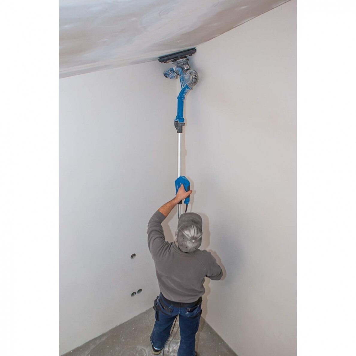 Sienų, lubų šlifavimo įrankis DS 930 + 24 šlifavimo priedai, Scheppach 5