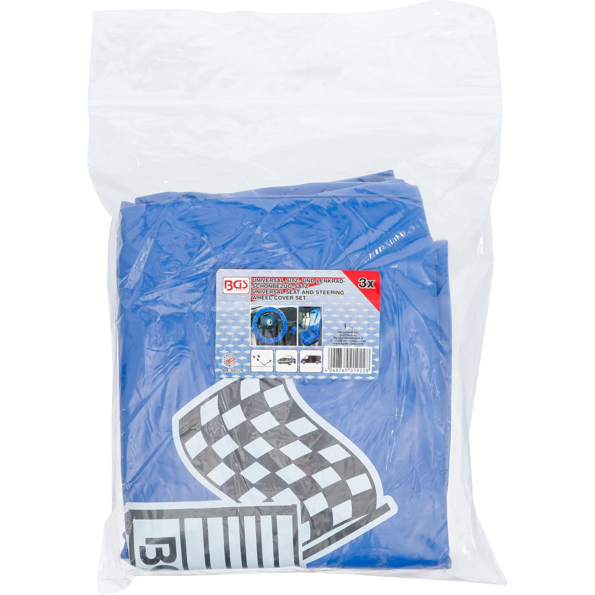 Dirbtinės odos užvalkalų rinkinys BGS-technic 2 Dirbtinės odos užvalkalų rinkinys BGS-technic 2