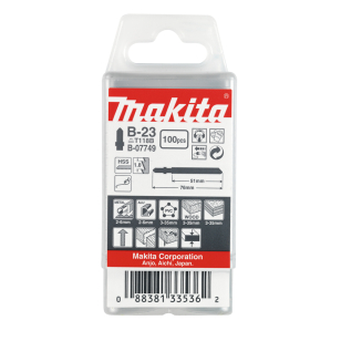 Siaurapjūklio pjūkleliai Makita B-07749, B-23 (T118B) 50MM 100 vnt., metalui