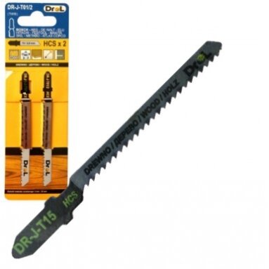 Siaurapj. med. „DREL" T15/2 T119BO 2 vnt. Siaurapj. med. „DREL" T15/2 T119BO 2 vnt.