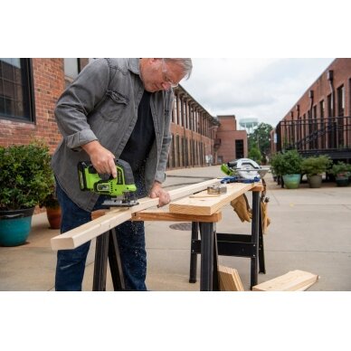 Akumuliatorinis siaurapjūklis Greenworks GD24JS, 24 V, (tik įrankis) 2 Akumuliatorinis siaurapjūklis Greenworks GD24JS, 24 V, (tik įrankis) 2