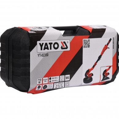 Sienų ir lubų šlifavimo mašinėlė Yato YT-82350 (žirafa) 225mm, 750W 4 Sienų ir lubų šlifavimo mašinėlė Yato YT-82350 (žirafa) 225mm, 750W 4
