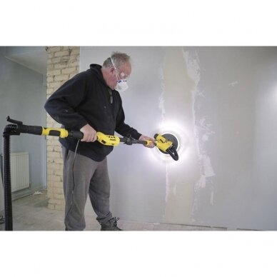 Sienų ir lubų šlifuoklis (žirafa) STANLEY SFMEE500S-QS, 750W, 225mm 2 Sienų ir lubų šlifuoklis (žirafa) STANLEY SFMEE500S-QS, 750W, 225mm 2