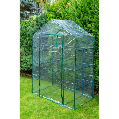 Šiltnamis 143 x 73 x 195 cm, PVC plėvelė, metalinė konstrukcija 6