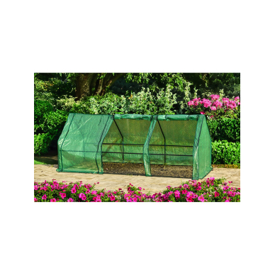 Šiltnamis 240 x 90 x 90 cm, PE plėvelė, metalinis karkasas 3 Šiltnamis 240 x 90 x 90 cm, PE plėvelė, metalinis karkasas 3