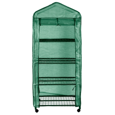 Šiltnamis 69 x 49 x 160 cm, PE plėvelė, metalinė konstrukcija, ratukai 7 Šiltnamis 69 x 49 x 160 cm, PE plėvelė, metalinė konstrukcija, ratukai 7