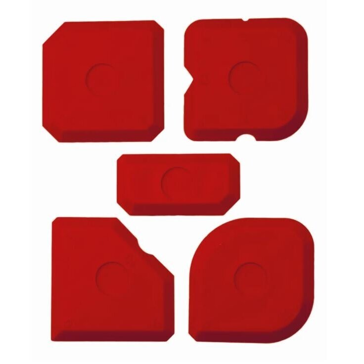 Silikoninės mentelės, DEDRA 15B087, 5 vnt. Silikoninės mentelės, DEDRA 15B087, 5 vnt.