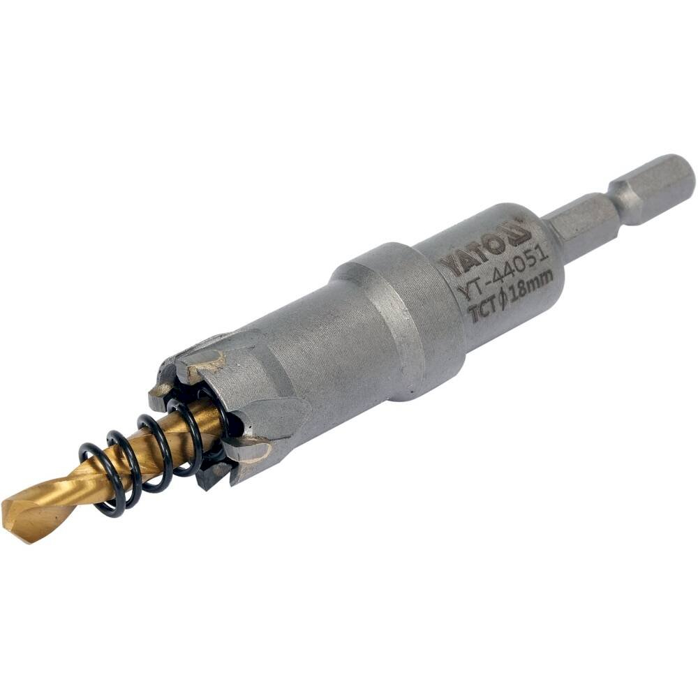 Skylių pjūklas / grąžtas metalui TCT | 18 mm (YT-44051) Skylių pjūklas / grąžtas metalui TCT | 18 mm (YT-44051)