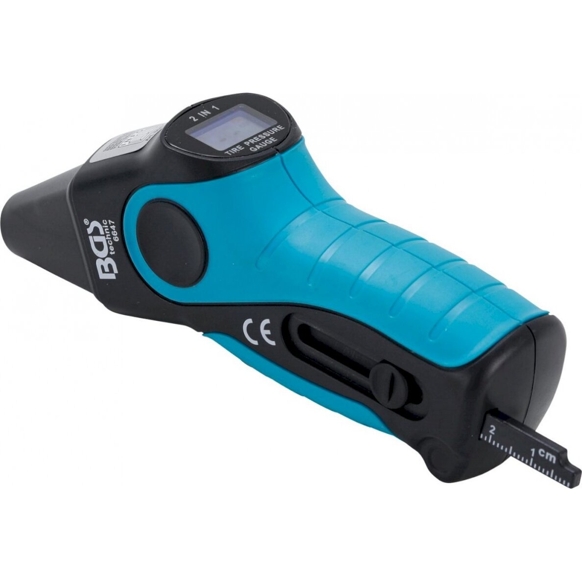 Skaitmeninis padangų manometras ir padangų gylio matuoklis | 2-IN-1 (6647)