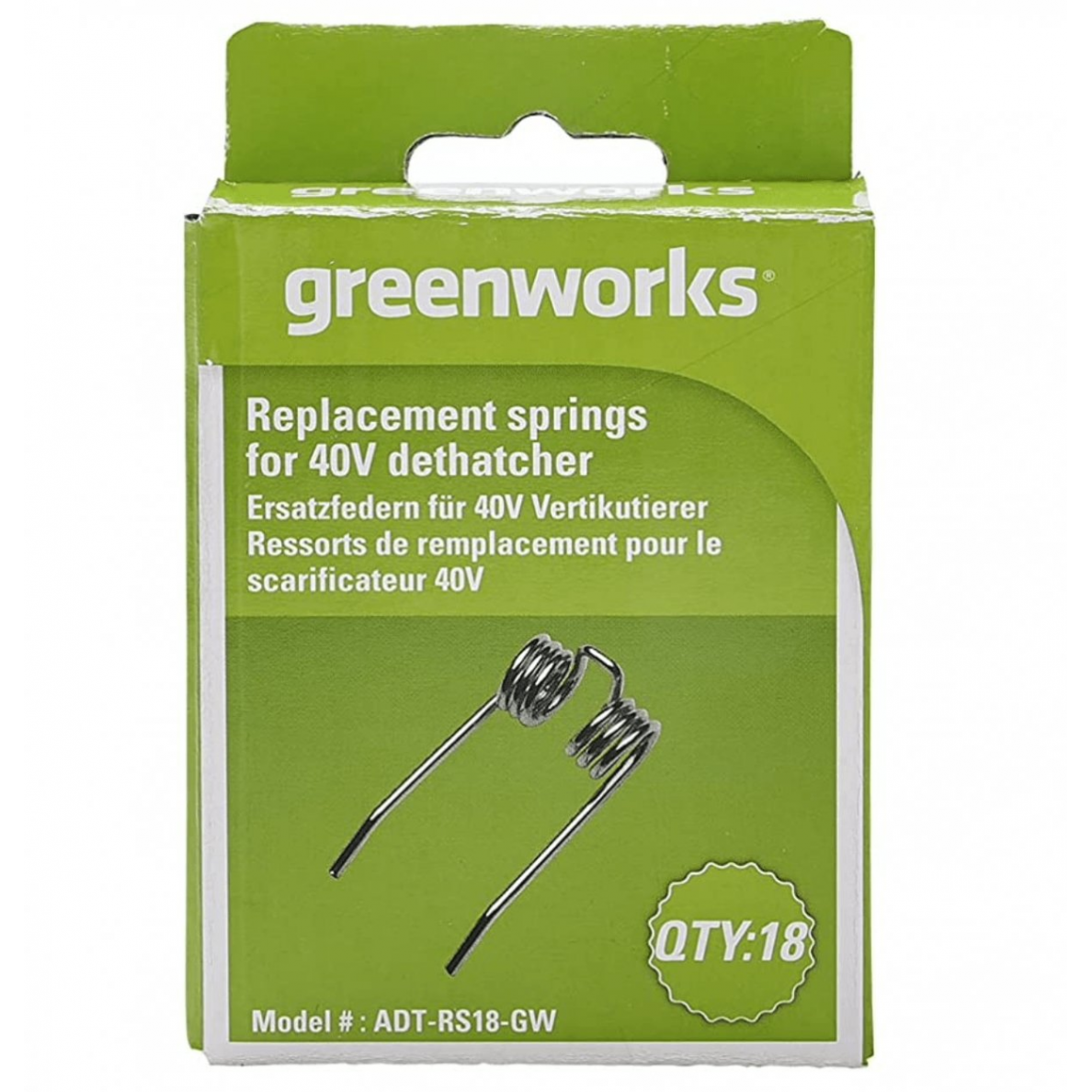 Skarifikatoriaus dantų komplektas Greenworks ADT-RS18-GW 1 Skarifikatoriaus dantų komplektas Greenworks ADT-RS18-GW 1