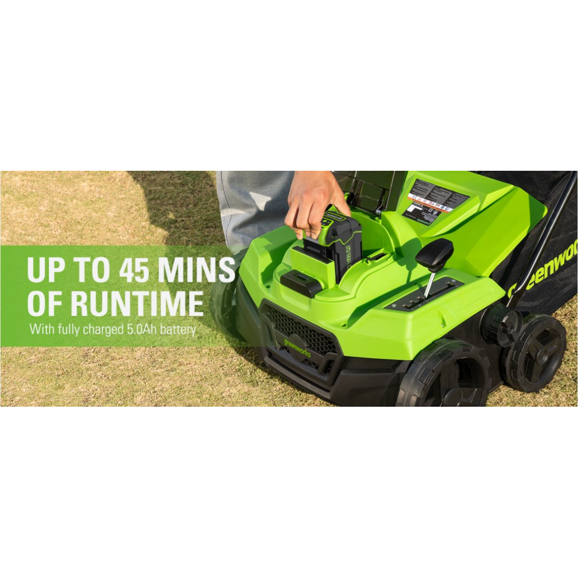 SKARIFIKATORIUS II 38cm Greenworks 24X2V GD24X2SC38II (tik įrankis) 6