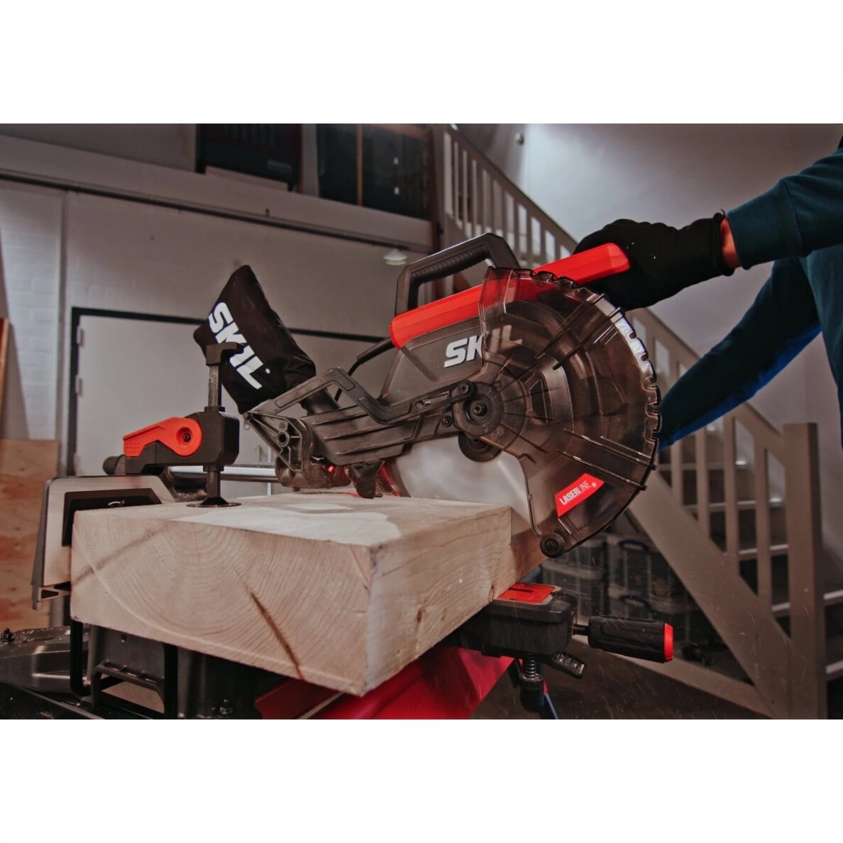 Skersinio pjovimo staklės Skil 1320AA, 2000W, 254mm 2 Skersinio pjovimo staklės Skil 1320AA, 2000W, 254mm 2