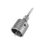 Skylių gręžimo krūna 65 mm su HEX adapteriu ir kontroliniu grąžtu