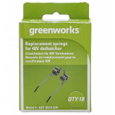 Skarifikatoriaus dantų komplektas Greenworks ADT-RS18-GW