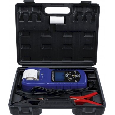 Skaitmeninis akumuliatorių testeris ir įkroviklio sistemos testeris su spausdintuvu (2133) 1 Skaitmeninis akumuliatorių testeris ir įkroviklio sistemos testeris su spausdintuvu (2133) 1