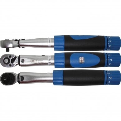Dinamometrinis raktas su skale BGS-technic, 6.3 mm (1/4"), 1 - 6 Nm 3 Dinamometrinis raktas su skale BGS-technic, 6.3 mm (1/4"), 1 - 6 Nm 3